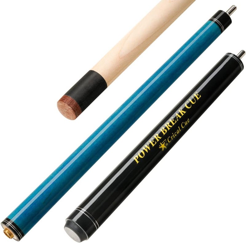 CRICAL Heavy Hitter Jump Break Cue 3-Pieces 54inch Short Maple Break Jump Cue with 13.2mm Tip Punch Cue Professional Jump Cue Billiard Pool Stick - Image 1